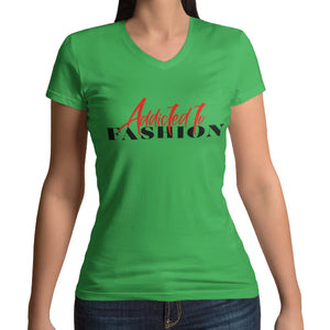 Addicted to Fashion (V Neck)