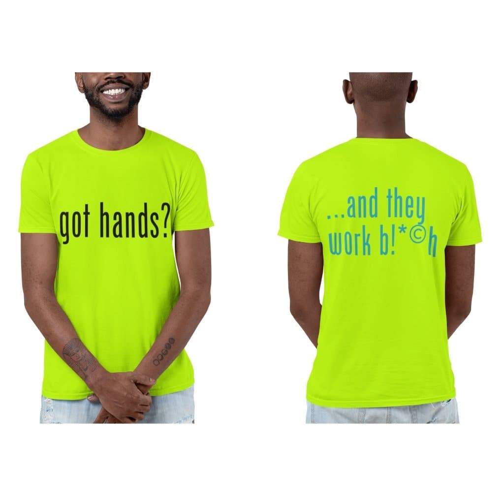 Mrs B's Tee (Got Hands?) - Men's - Sazzy Tingz
