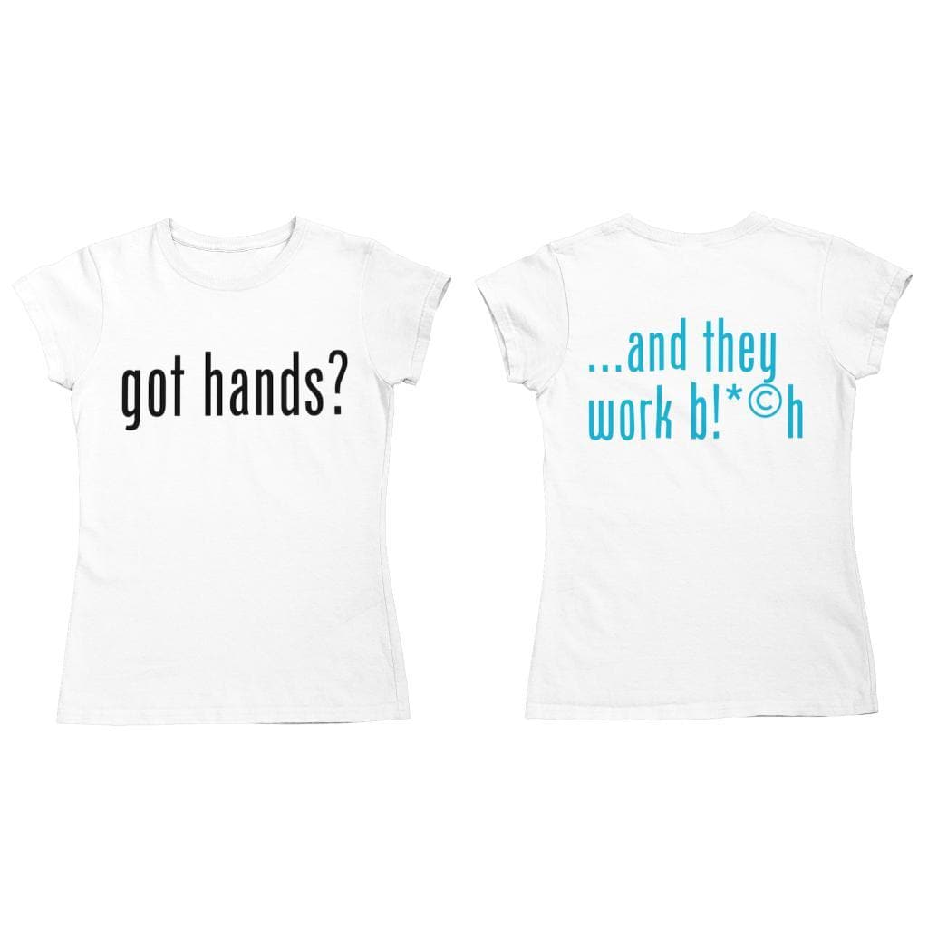 Mrs B's Tee (Got Hands?) - Women's - Sazzy Tingz