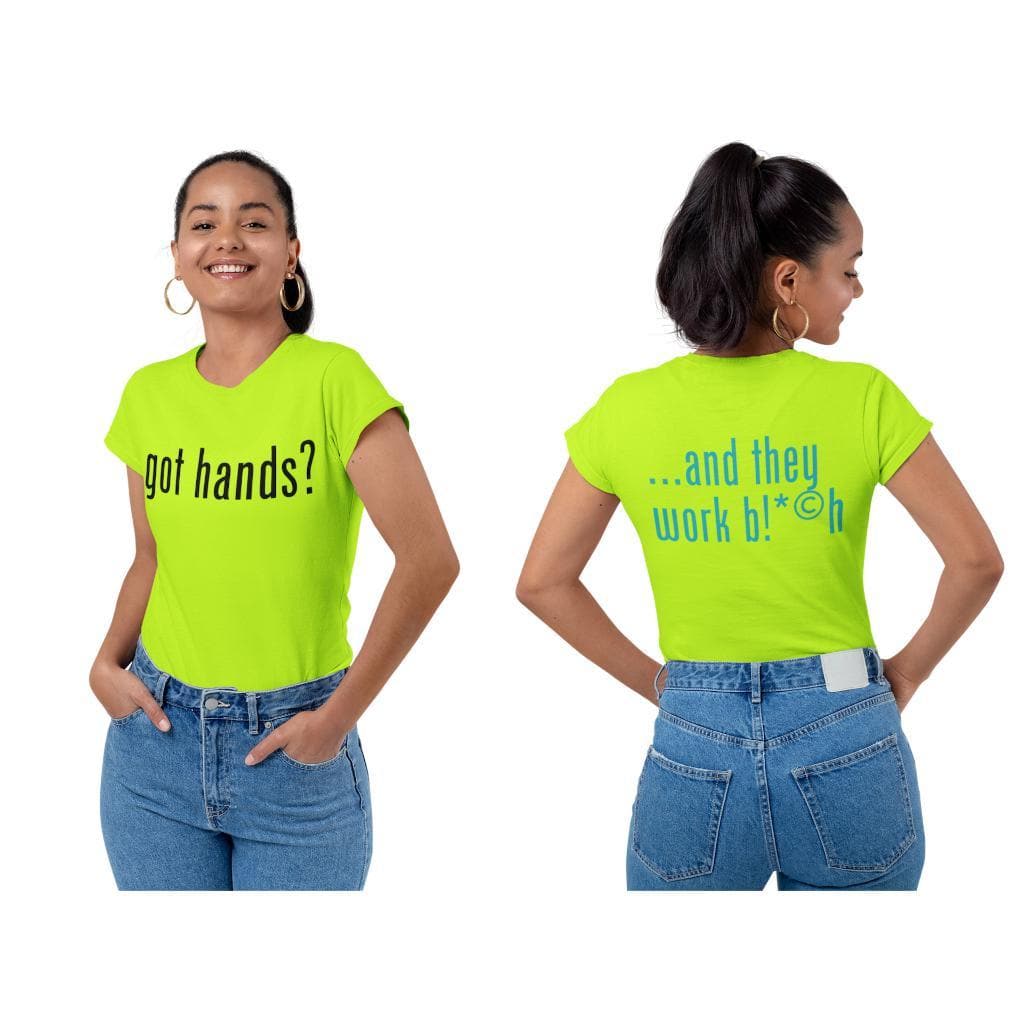 Mrs B's Tee (Got Hands?) - Women's - Sazzy Tingz